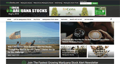 Desktop Screenshot of mmjstocks.com